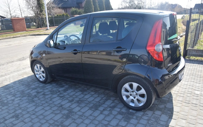 Opel Agila cena 14900 przebieg: 75700, rok produkcji 2008 z Poddębice małe 277